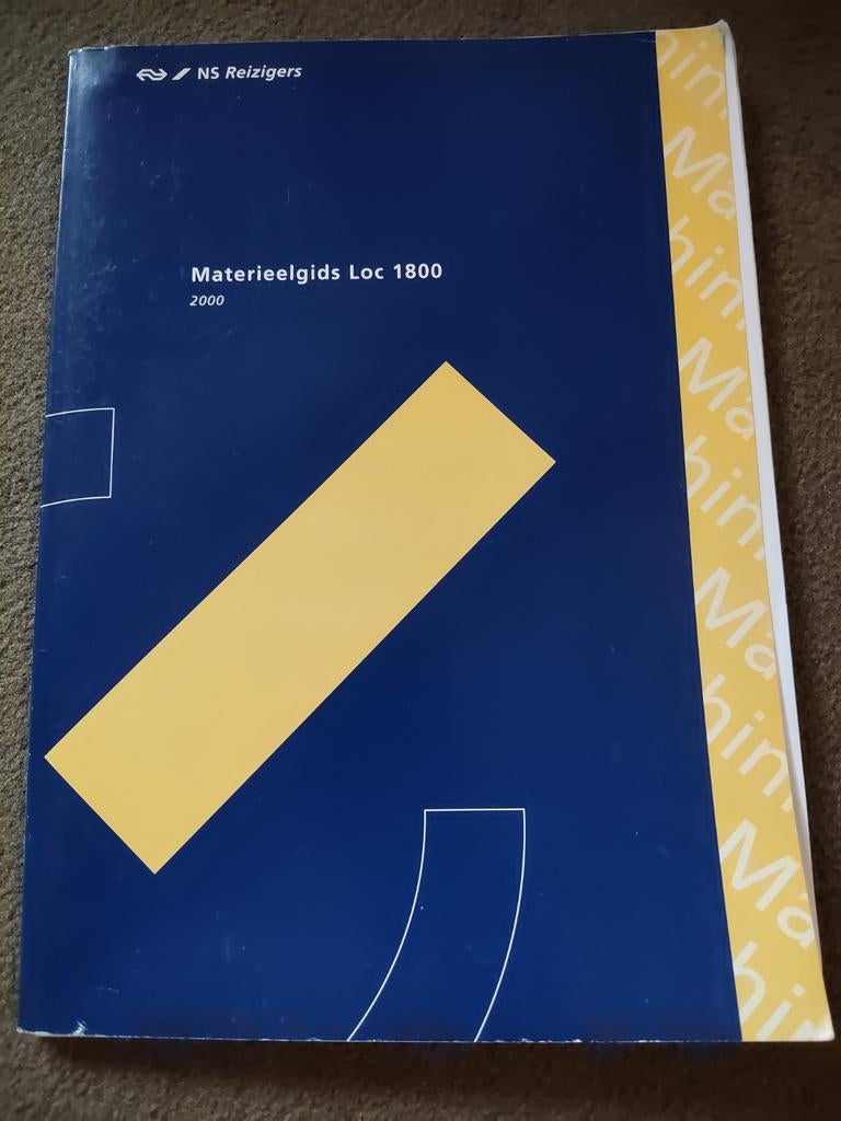 N.S. Materieel gids Loc 1800, Ophalen of Verzenden, Gebruikt, Trein, Overige typen