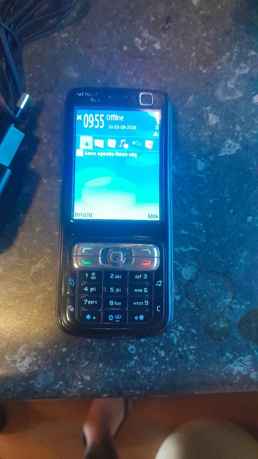 Nokia telefoon met oplader, simlockvrij, Gebruikt, Zwart, Fysiek toetsenbord, Ophalen of Verzenden