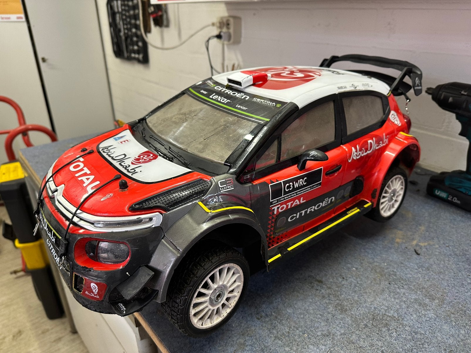 MJX HyperGo 7303 Citroën Rally 1/7, Gebruikt, Auto offroad, RTR (Ready to Run), Schaal 1:8
