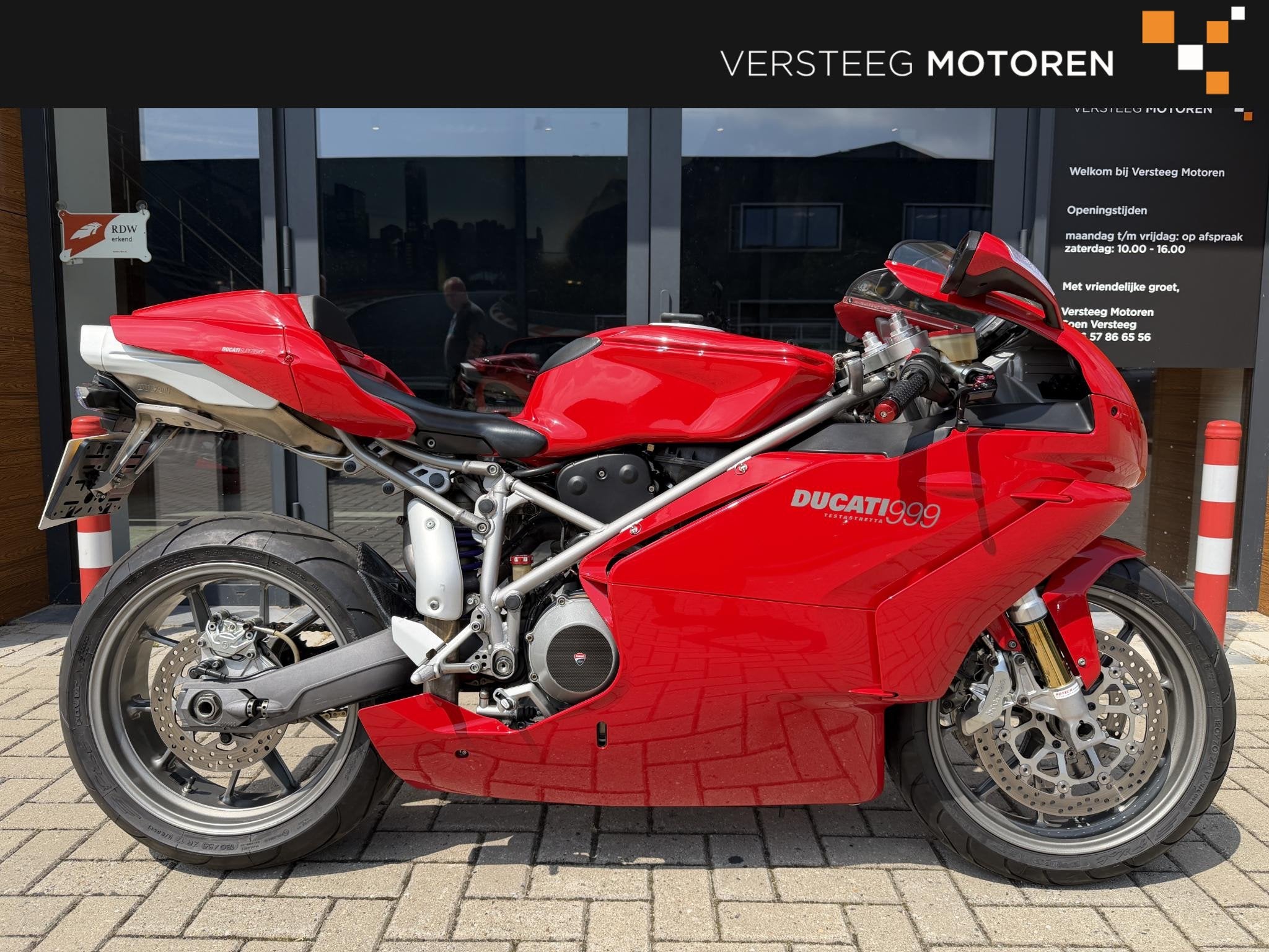 Ducati 999 Bip/Mono Plaatje#Rijklaar, Info@ducati.com, Ducati North Europe B.V., Maanweg 174
2516 AB  Den Haag, NL, Super Sport