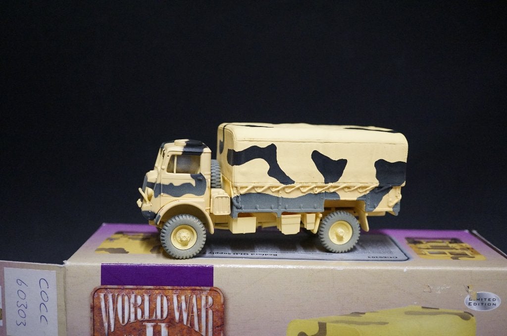 Corgi Bedford QLD - Desert rats 1942 - 1/50 - Limited ed., Hobby en Vrije tijd, Modelauto's | 1:50, Ophalen of Verzenden, Zo goed als nieuw