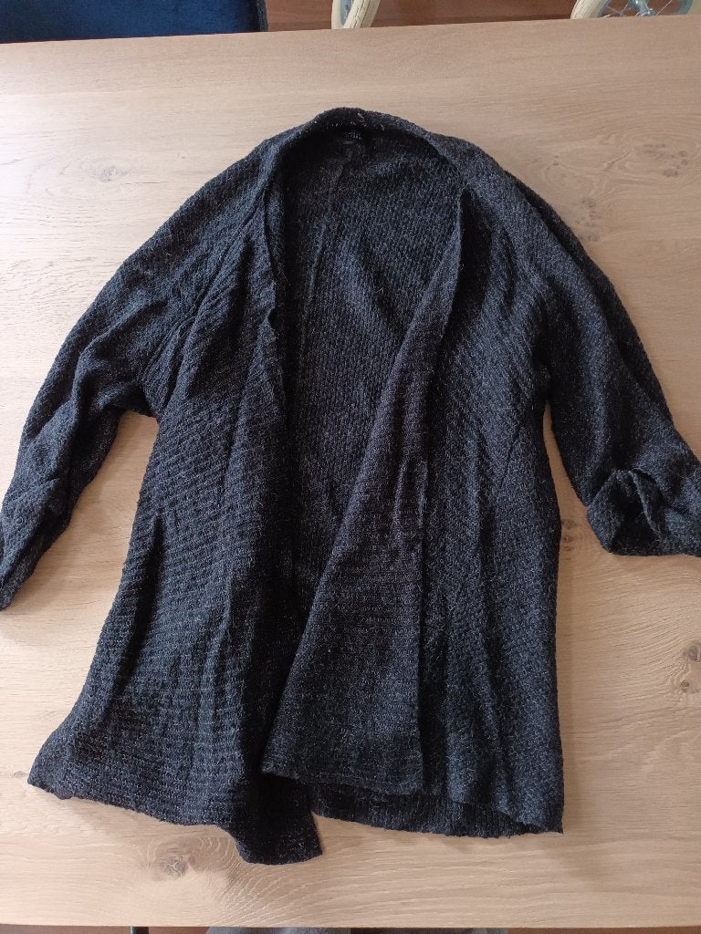 Opus lang langer vest met korte mouw mouwen maat 38 vestje, Opus, Ophalen of Verzenden, Zo goed als nieuw, Maat 38/40 (M)