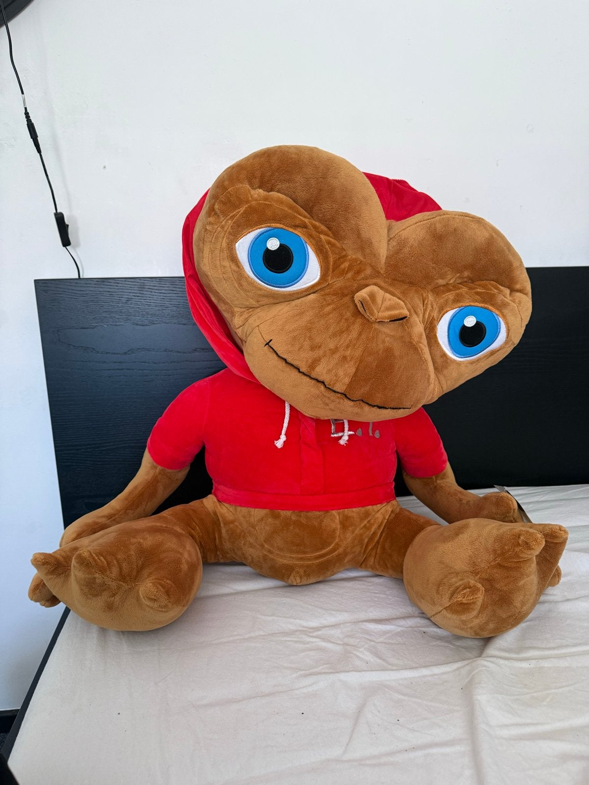 Grote E.T. knuffel met rode hoodie, Kinderen en Baby's, Speelgoed | Knuffels en Pluche, Ophalen, Overige karakters, Overige typen