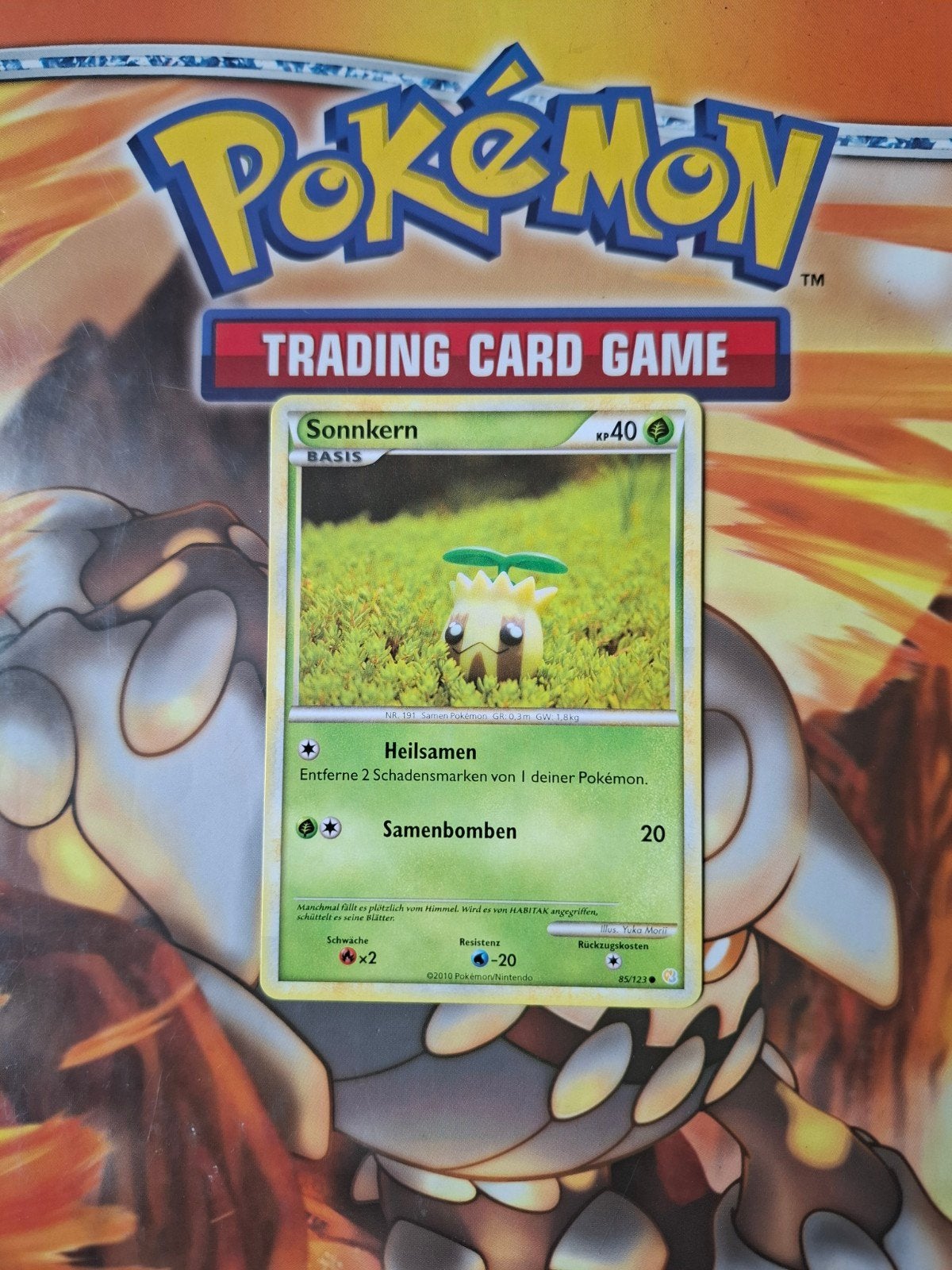 sunkern 85/102 Heartgold&Soulsilver Base set pokemon Duits, Hobby en Vrije tijd, Verzamelkaartspellen | Pokémon, Ophalen of Verzenden