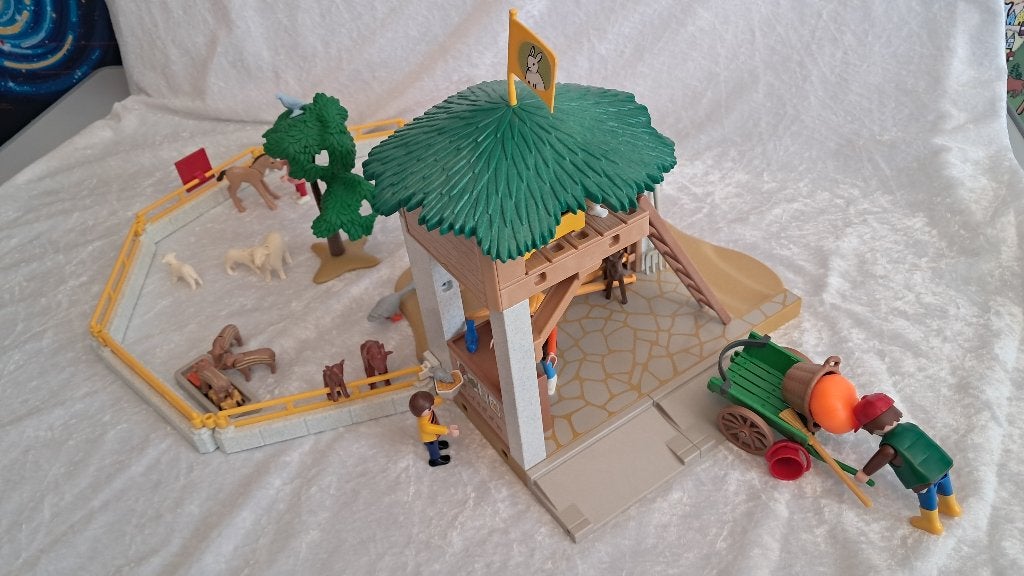 z.g.a.n Kinderboerderij, Playmobil 3243, compleet, hertenwei, Ophalen of Verzenden, Zo goed als nieuw, Complete set