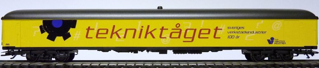 Märklin 4221 Personenrijtuig Zweden tekniktåget, Wisselstroom, Ophalen of Verzenden, Analoog, Märklin