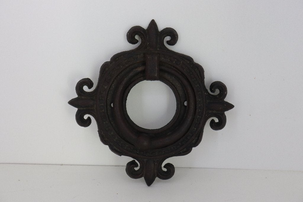 Prachtige Gietijzeren Deurklopper – Antiekstijl (19x19 cm), Ophalen of Verzenden