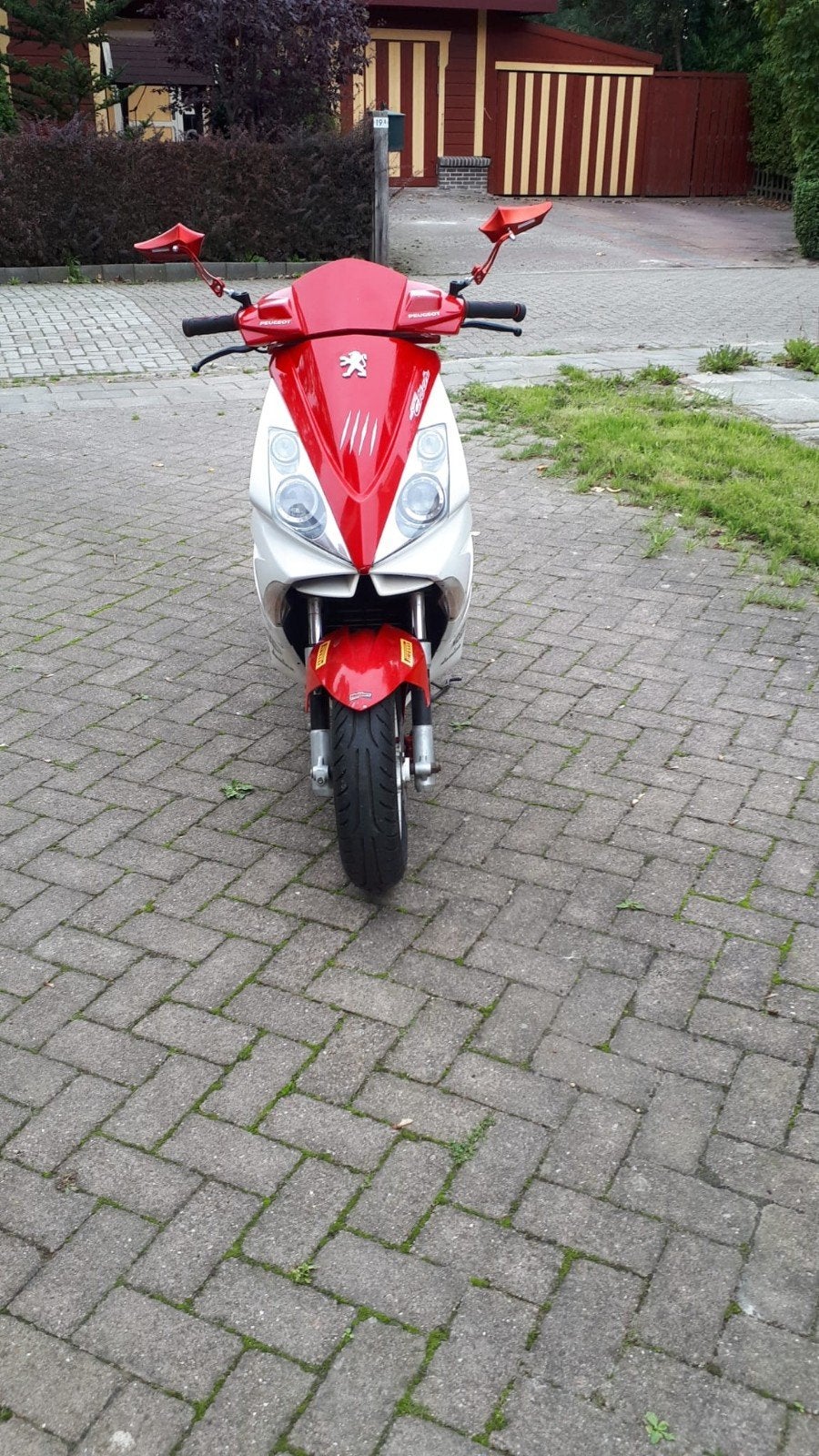 te koop peugeot jetforce met kickstarter, Ophalen, Gebruikt, Maximaal 45 km/u, Benzine