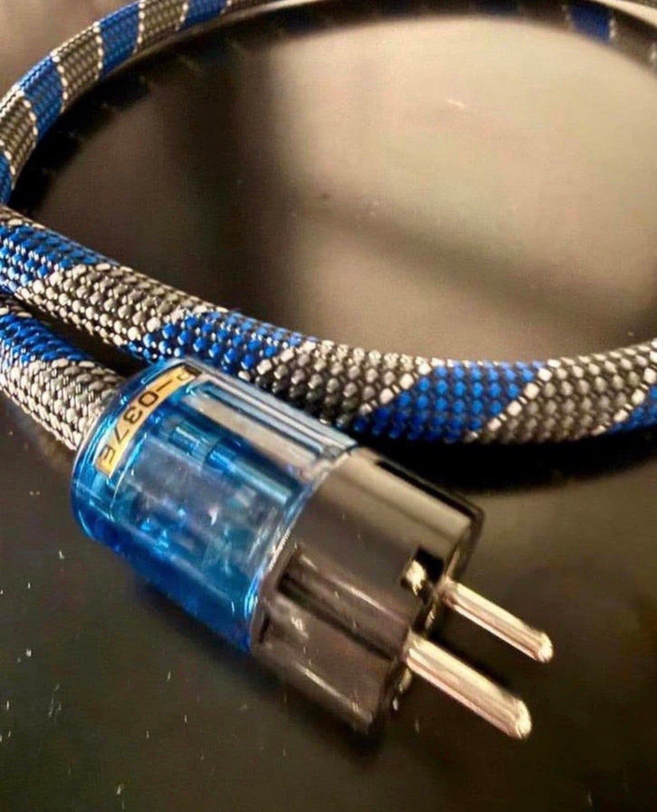 Netkabel Audio HQ 1 meter powercable netsnoer stroomkabel, Audio, Tv en Foto, Verzenden, Nieuw, Minder dan 2 meter, Overige kabels