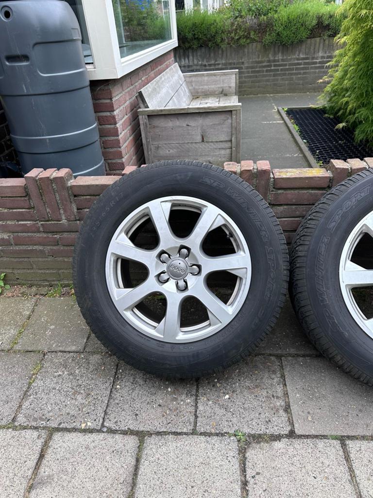 Originele Audi velgen 17 inch, Auto-onderdelen, Banden en Velgen, Gebruikt, Banden en Velgen, 17 inch, 235 mm