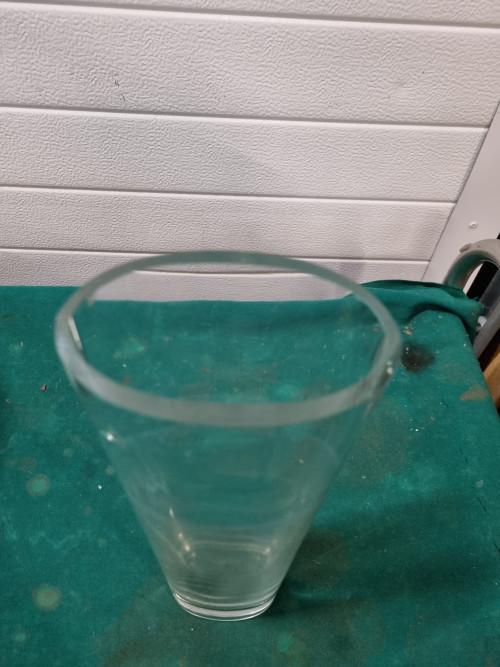 vaas glas dikke bodem, Ophalen of Verzenden