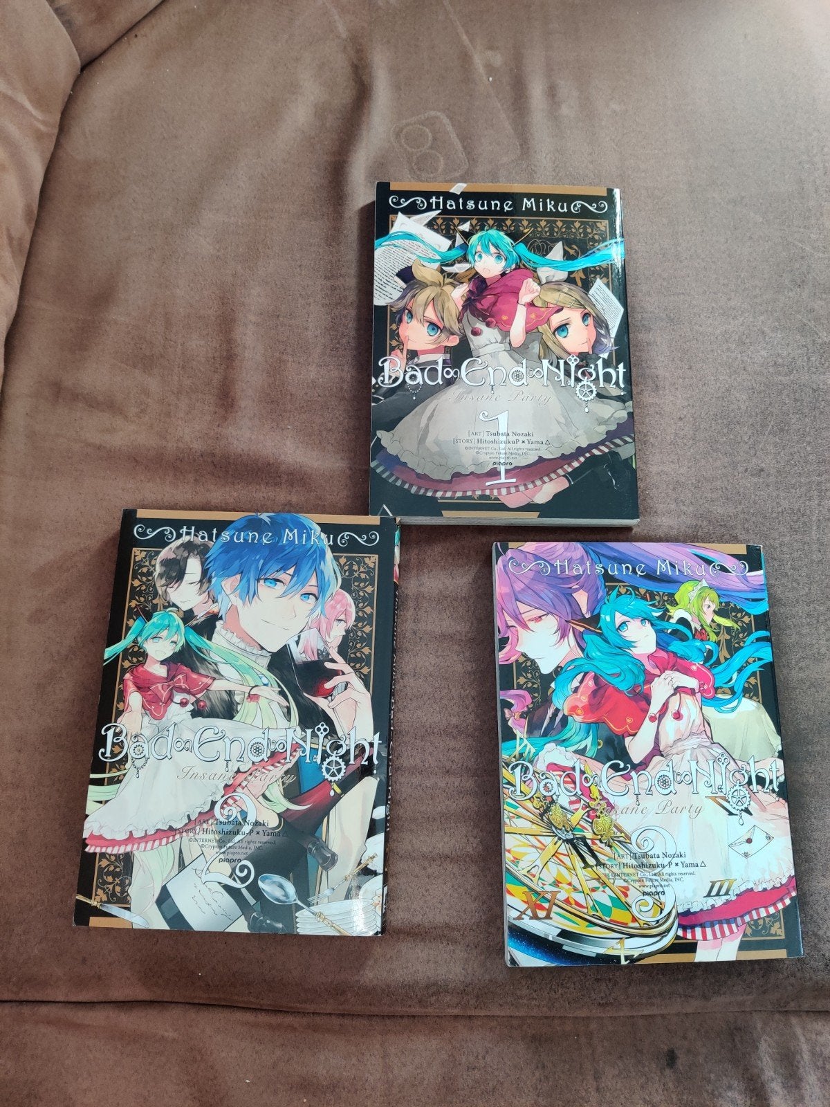 Hatsune Miku Bad End Night 1-3 Volume complete Manga, Complete serie of reeks, Ophalen of Verzenden, Zo goed als nieuw, Japan (Manga)