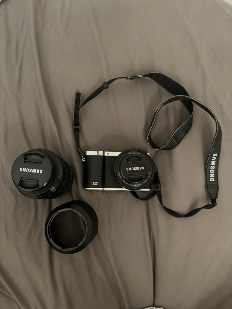 Samsung NX3000 systeemcamera met extra lens en tas, Compact, Ophalen of Verzenden, Zo goed als nieuw, Samsung