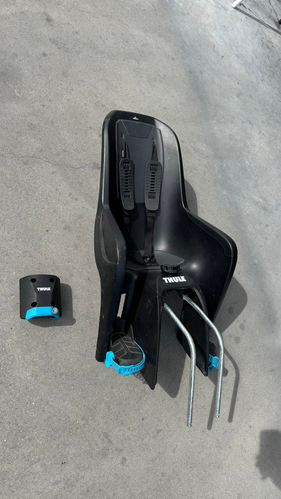 Thule RideAlong Lite fietszitje, Achterzitje, Voetsteuntjes, 9 t/m 18 kg, Ophalen of Verzenden