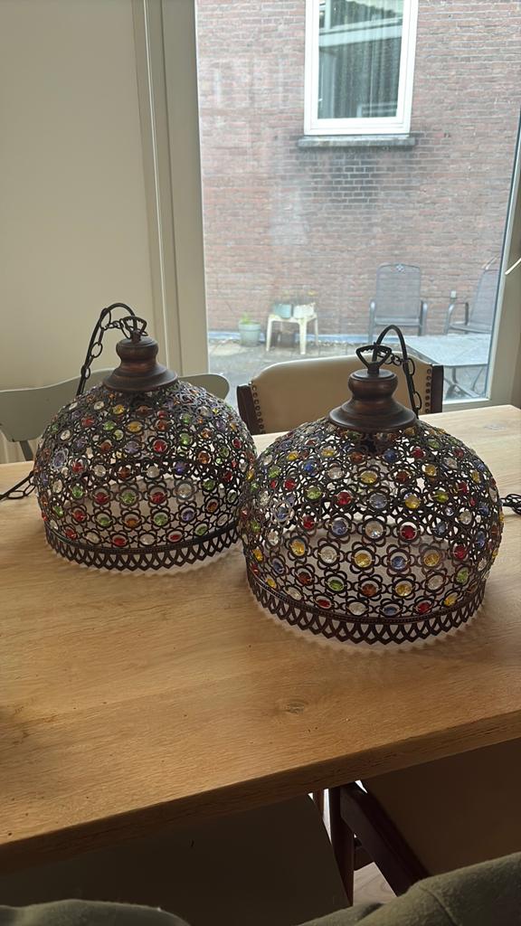 Vintage Marokkaanse hanglampen, Ophalen, Minder dan 50 cm