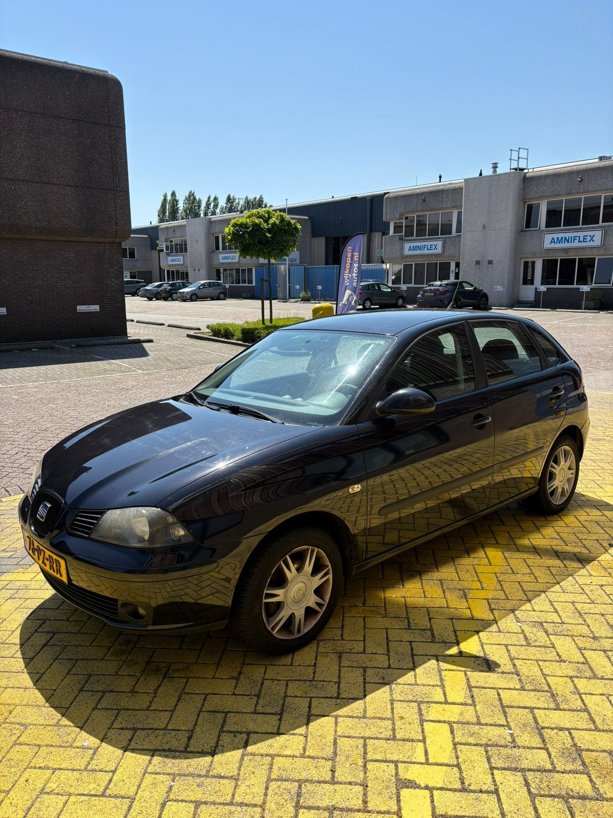 Seat Ibiza 1.4 16V – Goed onderhouden – APK tot februari, Voorwielaandrijving, Zwart, Origineel Nederlands, Handgeschakeld