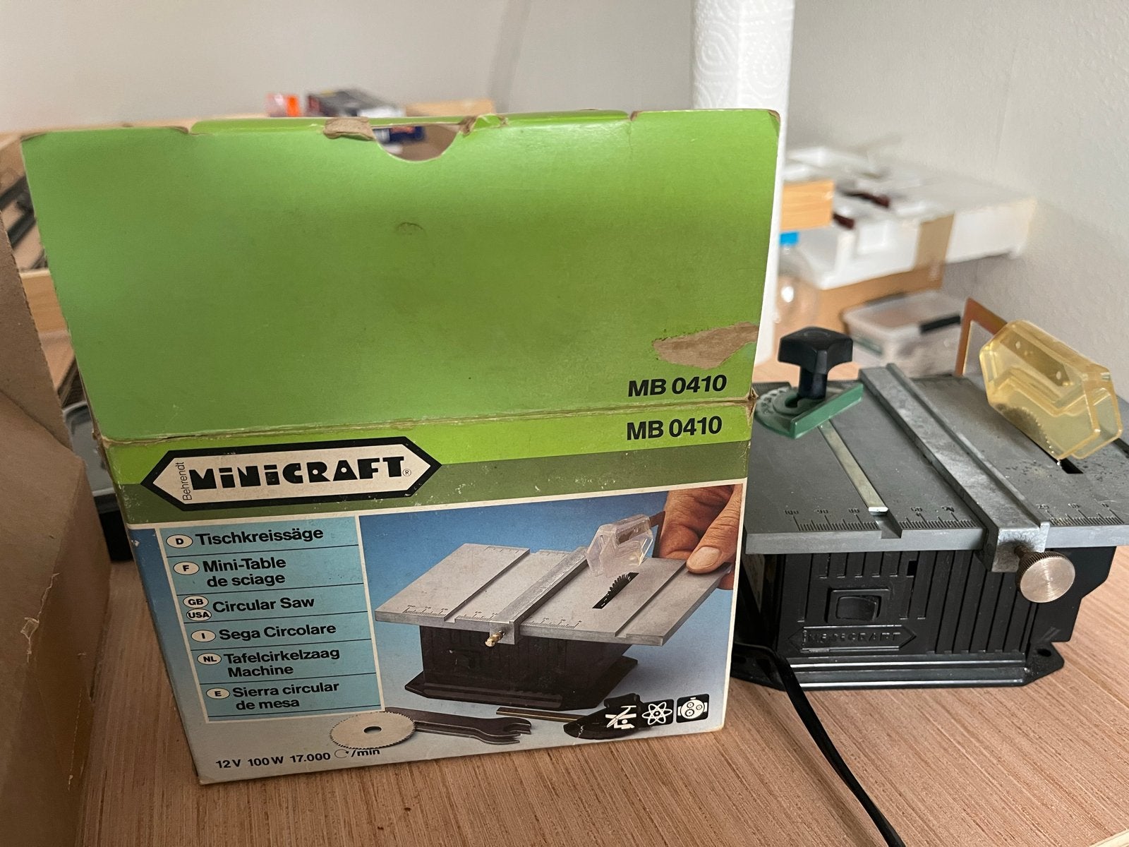 Minicraft MB 0410 Tafelcirkelzaag - Compact en Krachtig