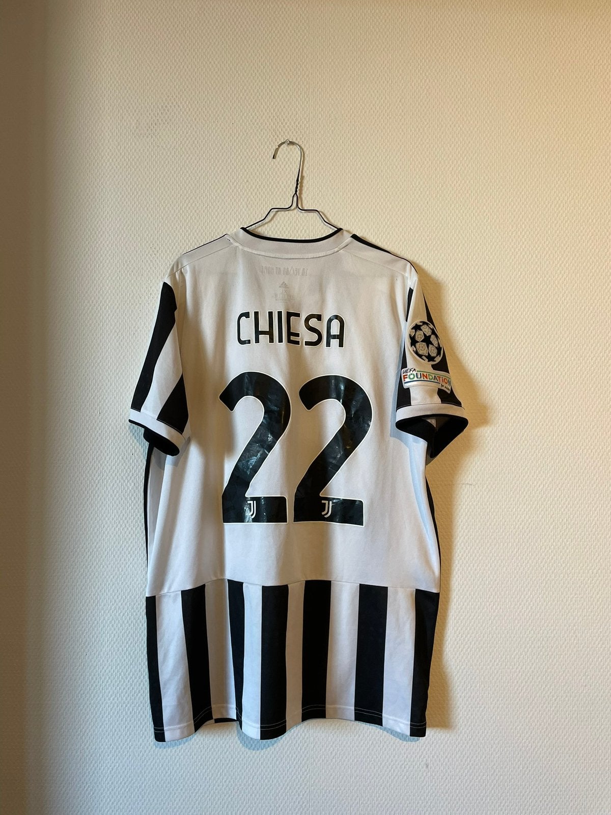 Chiesa, Juventus FC (2021-2022), Ophalen of Verzenden, Zo goed als nieuw, Buitenlandse clubs, Shirt
