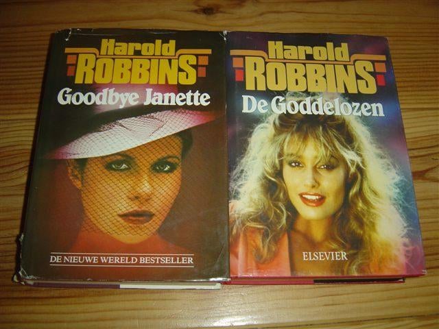 6x Harold Robbins, Ophalen of Verzenden, Gelezen