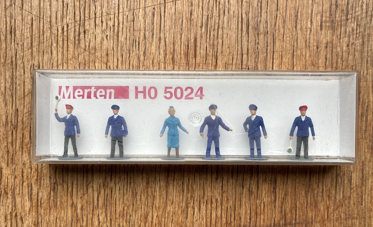 Merten H0 5024 Spoorwegpersoneel - Nieuw in doos, Ophalen of Verzenden, Nieuw, Overige typen, Overige merken