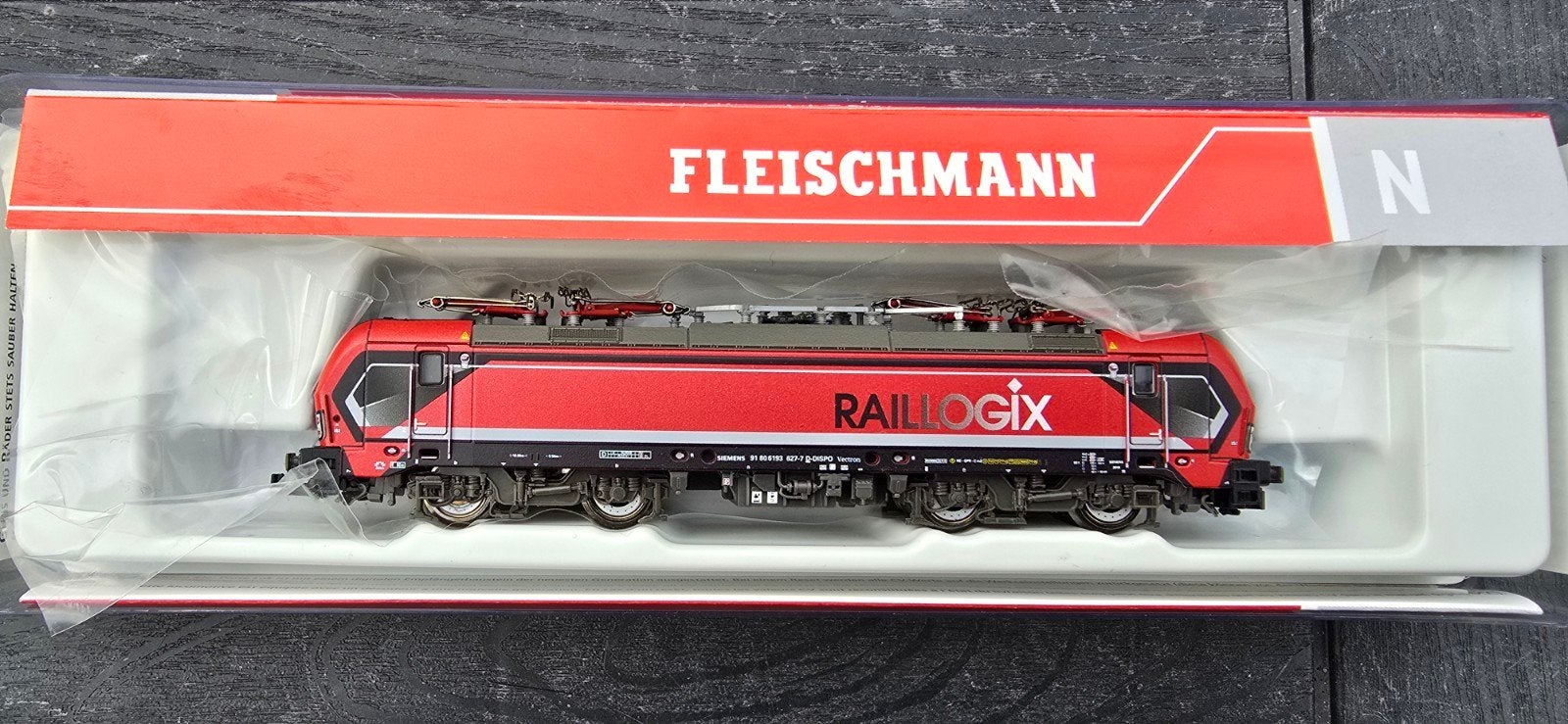 fleischmann 739398 Vectron Raillogix dcc sound top ovp, Hobby en Vrije tijd, Modeltreinen | N-Spoor, Fleischmann, Ophalen of Verzenden