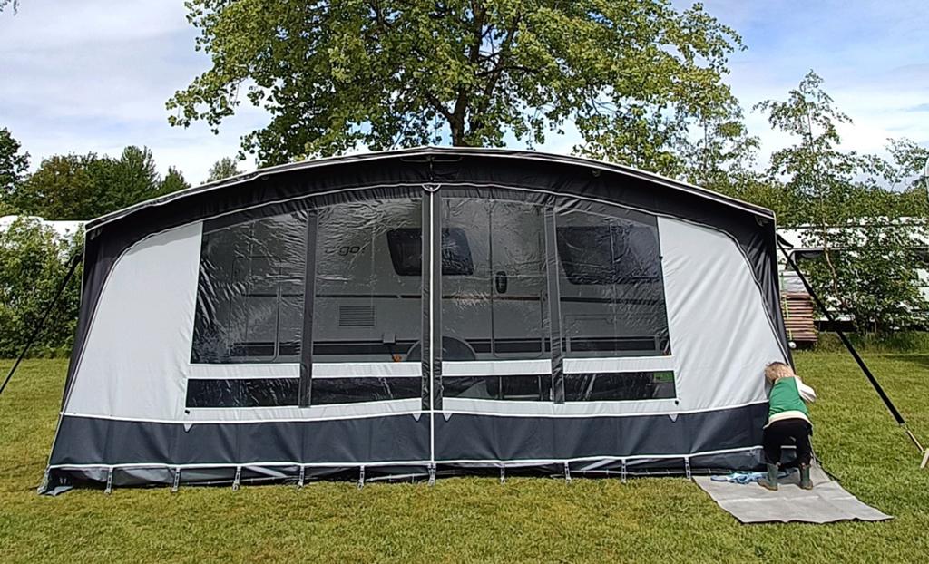 Voortent Dorema Octavia XL 270cm diep, omloopmaat 14, Caravans en Kamperen, Ophalen, Zo goed als nieuw
