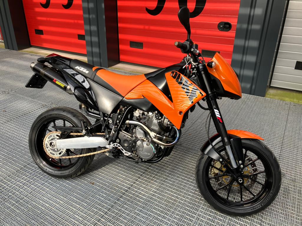 KTM Duke 2 640 LC4 2003 Orange, Sportuitlaat, Occasion, Motorrijbewijs A, Particulier