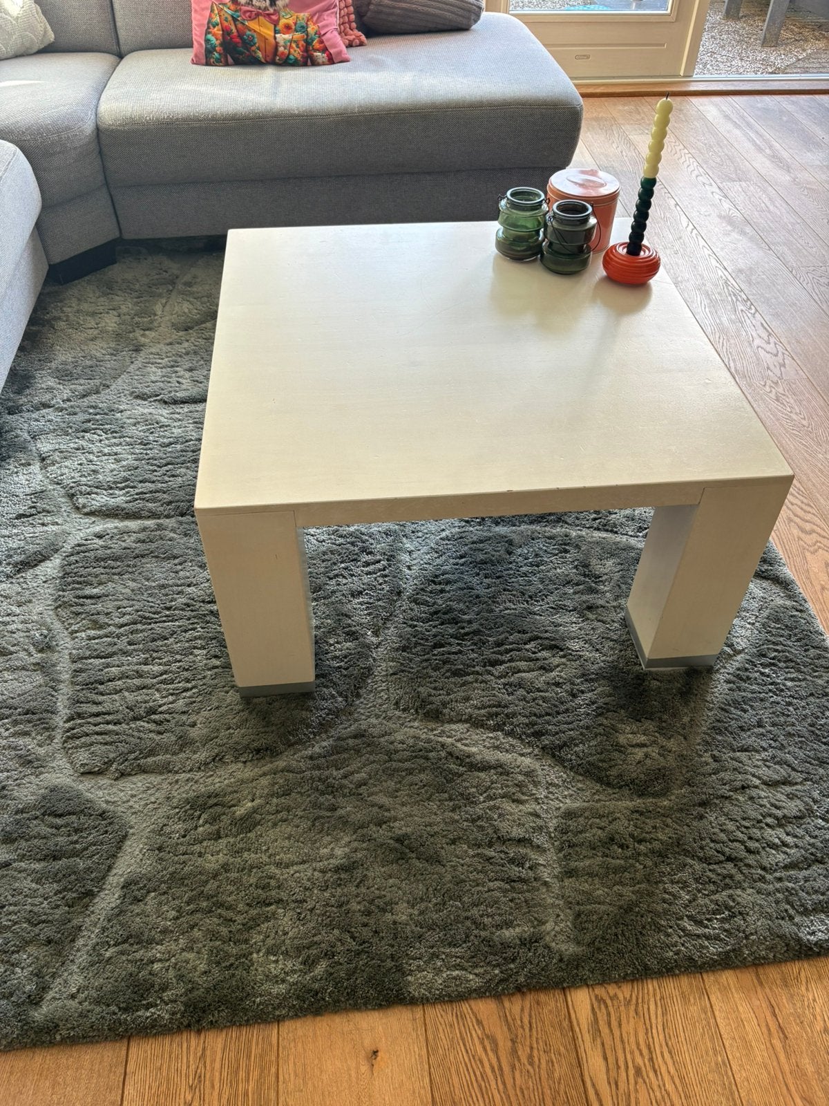 Complete set: salontafel - eetkamertafel en 6 stoelen, Ophalen, Gebruikt