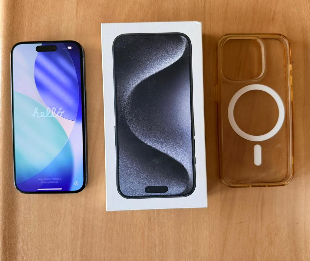 Iphone 15 Pro 128GB, Telecommunicatie, Mobiele telefoons | Apple iPhone, Ophalen, 128 GB, Blauw, Zo goed als nieuw