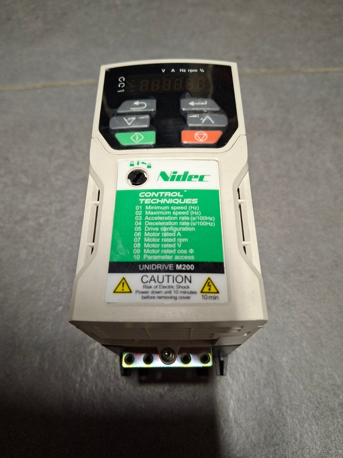 Nidec Control Techniques Unidrive M200 Frequentieomvormer, Ophalen of Verzenden