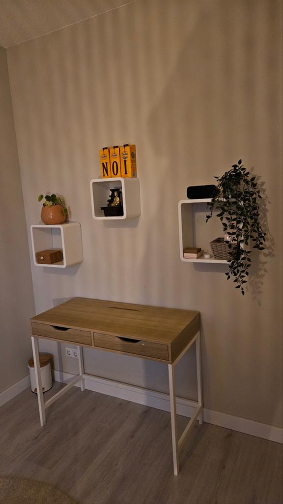 Bureau Alex, Ophalen, 48 cm, Kabelgoot, Schoolbureau