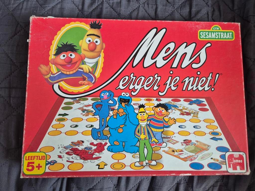 Mens erger je niet ., Een of twee spelers, Ophalen of Verzenden, Jumbo