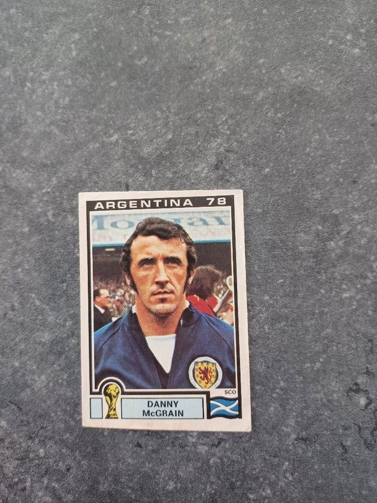 Panini 78 Danny McGrain, Ophalen of Verzenden, Zo goed als nieuw, Buitenlandse clubs, Poster, Plaatje of Sticker