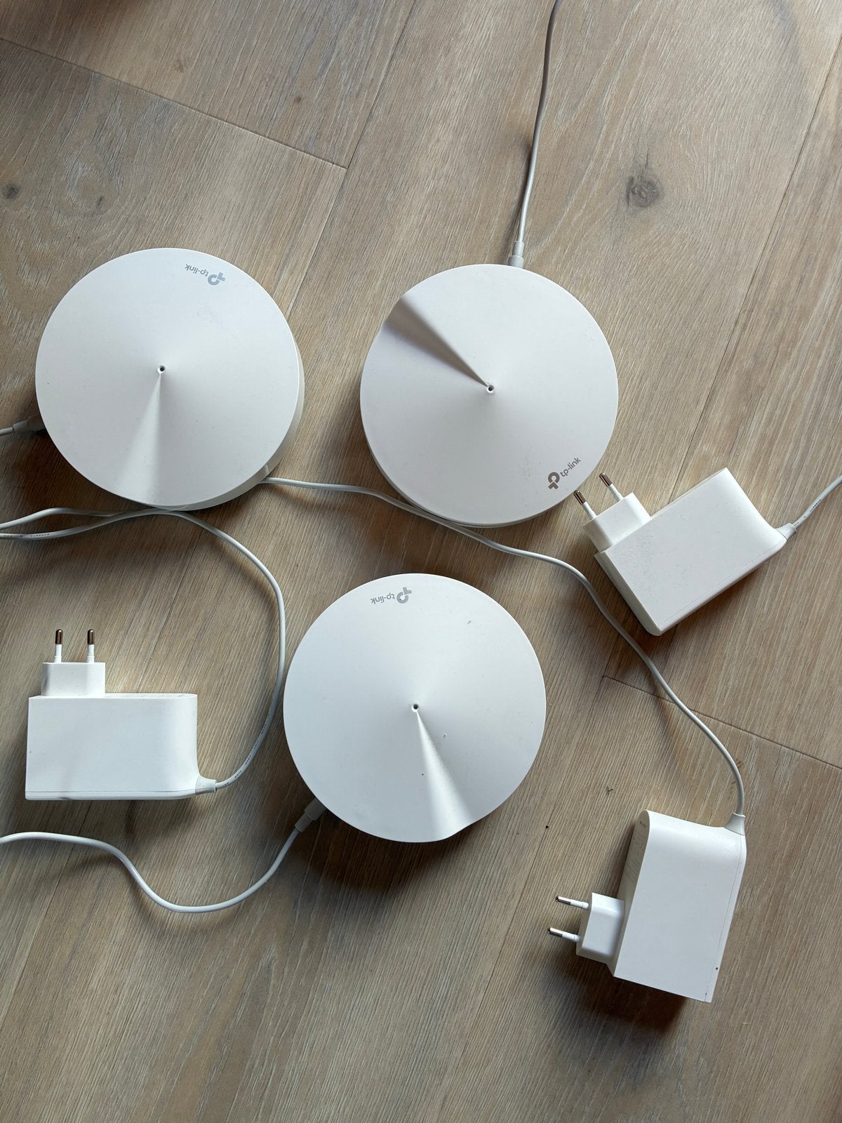 TP-Link Deco M9 Plus (3 stuks), Ophalen of Verzenden, Zo goed als nieuw, Router