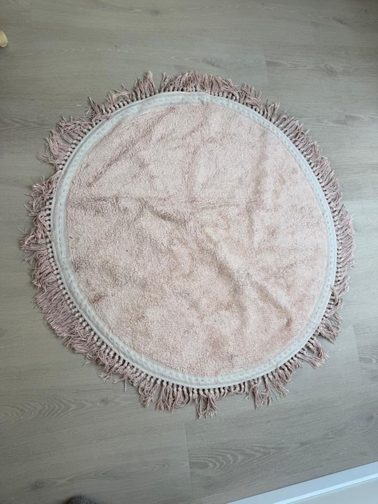 Tapis Petit vloerkleed kinderkamer roze, 50 tot 100 cm, Overige kleuren, Rond, Zo goed als nieuw