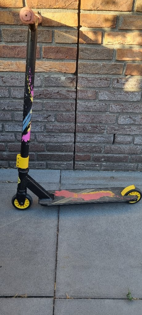 black dragon stuntstep roze/zwart, Fietsen en Brommers, Steps, Ophalen, Gebruikt, Gewone step, Black dragon