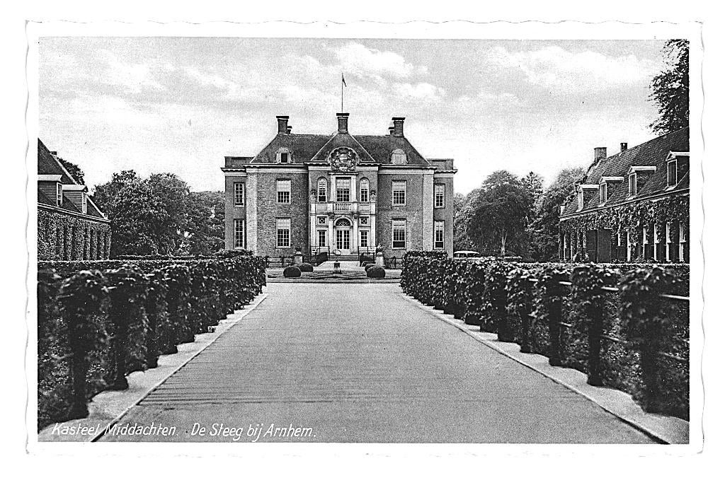 950762 De Steeg Bij Arnhem kasteel Middachten  onbeschreven, Ophalen of Verzenden, 1940 tot 1960, Ongelopen, Gelderland