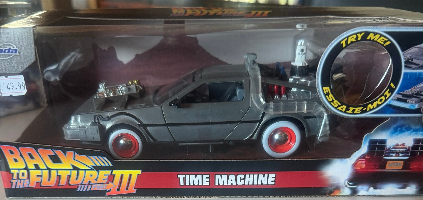 Back to the Future Time Machine DeLorean Die-Cast, Ophalen of Verzenden, Nieuw