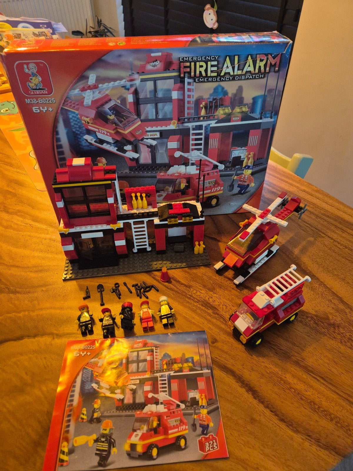 brandweer kazerne legoset, Ophalen, Gebruikt, Inclusief instructies, Complete set