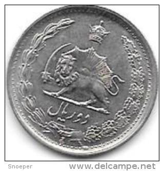 iran 2 rials sh 2535 km 1206 unc, Ophalen of Verzenden, Midden-Oosten, Losse munt