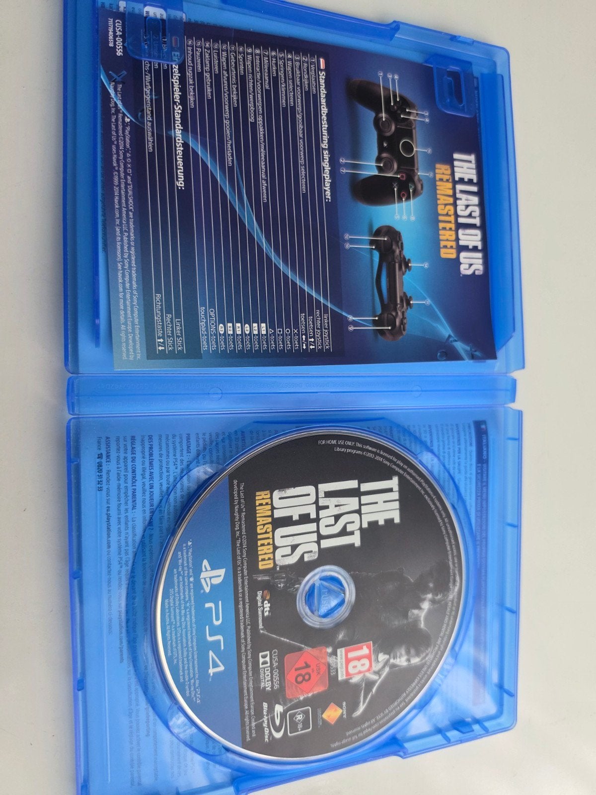 The Last of Us Remastered PlayStation 4 en 5 Lees Goed, Avontuur en Actie, Online, Vanaf 18 jaar, 1 speler