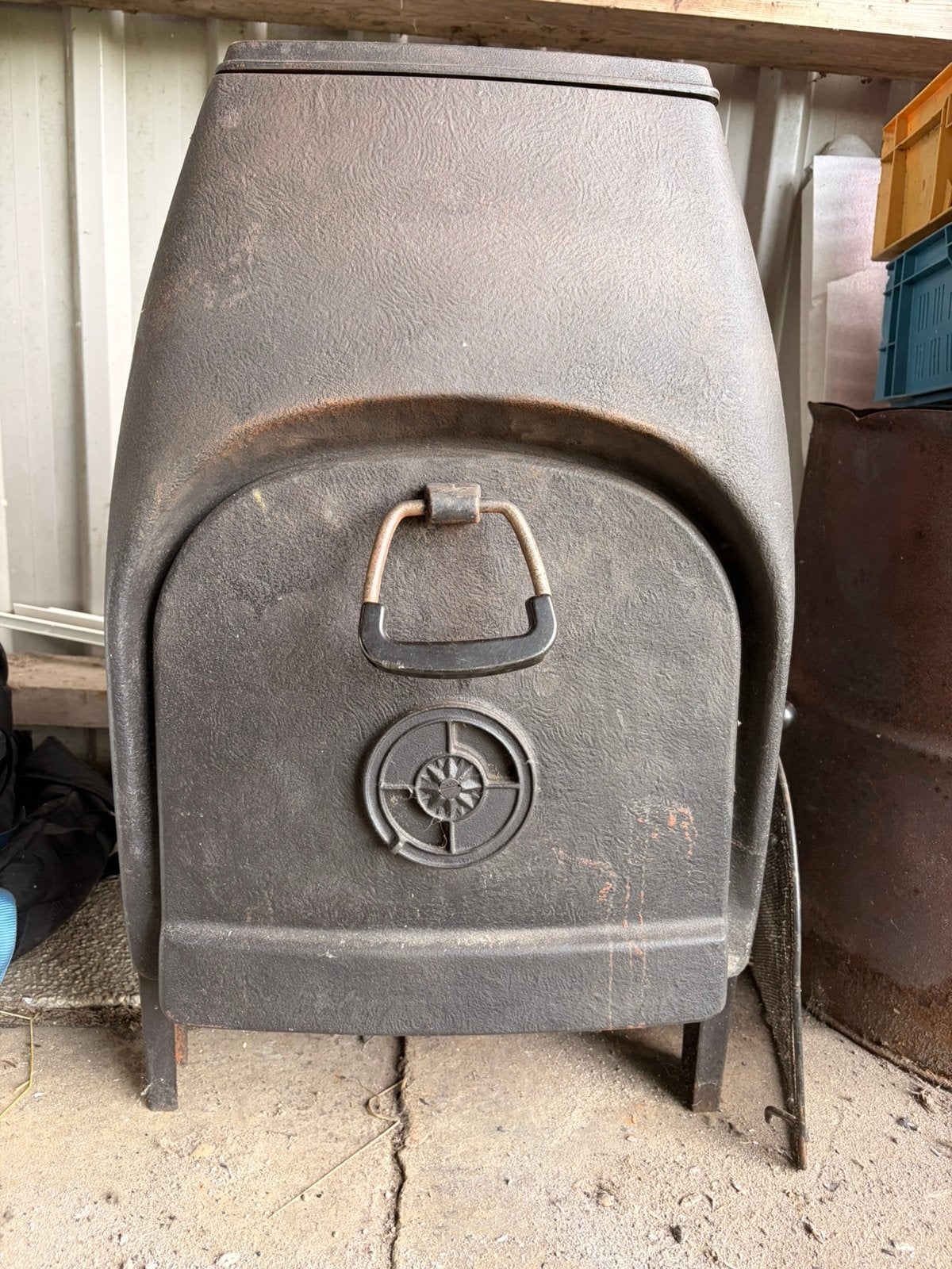 Prachtige Jotul 1 kachel incl dubbelwandige rvs pijp, Ophalen, Gebruikt, Houtkachel, Vrijstaand