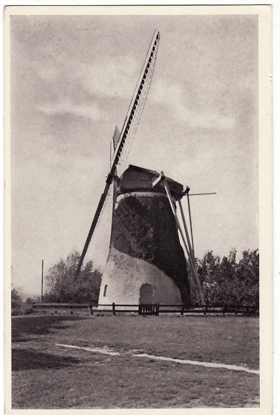 Schoorl (NH) molen de omloop Kijkduin 1953., Ophalen, 1940 tot 1960, Gelopen, Noord-Holland