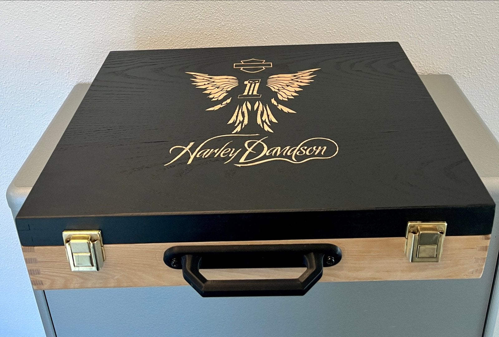 Harley Davidson Onderdelen Doos, Verzamelen, Ophalen of Verzenden, Zo goed als nieuw, Motoren