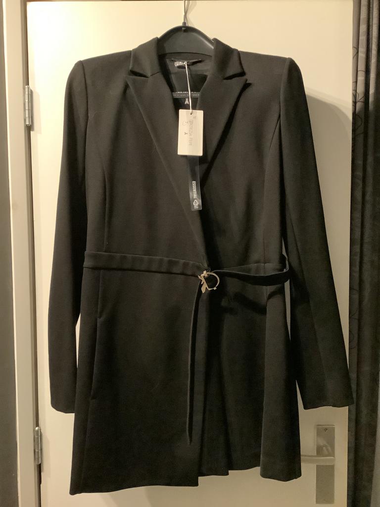 Patrizia Pepe Zwarte blazer jumpsuit met Ceintuur - Nieuw, Ophalen of Verzenden, Nieuw, Maat 38/40 (M), Zwart