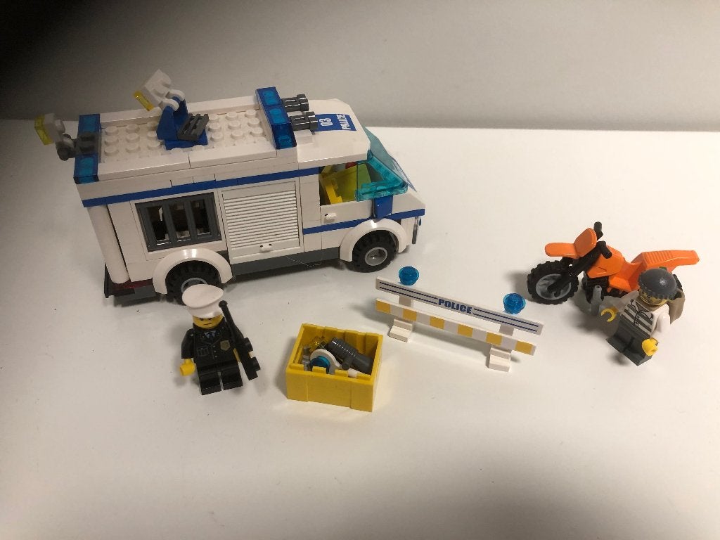 Lego City 7286 Gevangenentransport - compleet, Ophalen, Lego, Compleet, Complete set