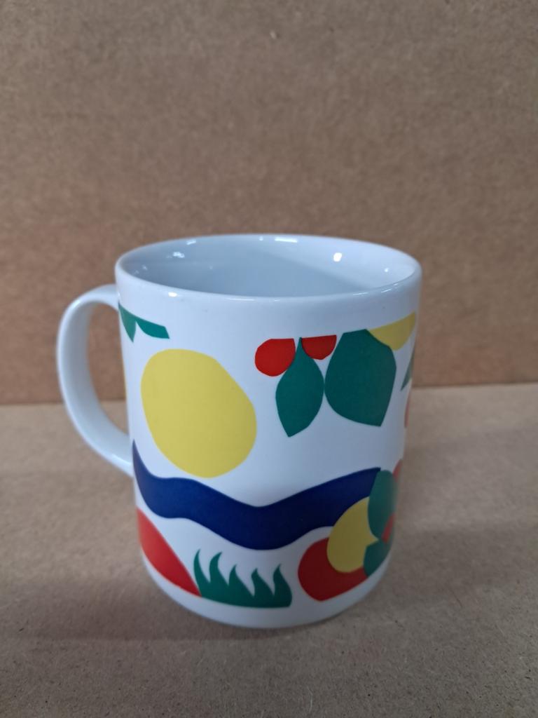 Tognana Porseleinen Mok - Vintage/Retro Design Italië, Ophalen of Verzenden