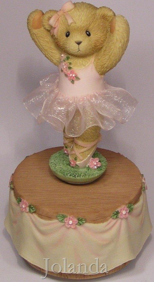Cherished Teddies Muziekdoos Ballerina, Ophalen of Verzenden, Zo goed als nieuw, Beeldje, Cherished Teddies