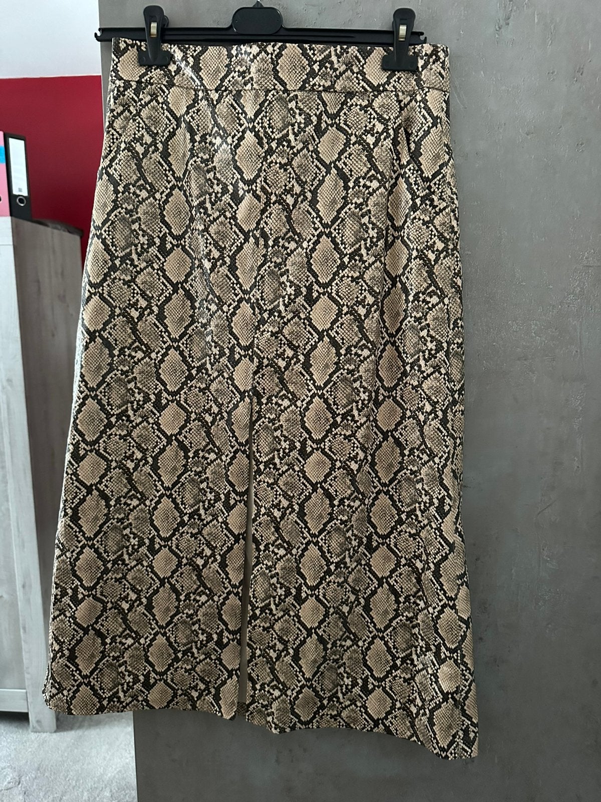 Zara rok lederlook lange rok, Maat 38/40 (M), Meerkleurig, Ophalen of Verzenden, Zo goed als nieuw