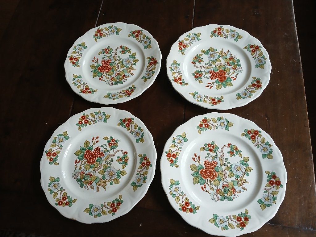 Royal Worchester Palissy Oriëntatie dinerborden, 4st., Ophalen of Verzenden